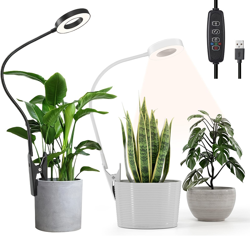 Plant Growth Regulator - 2-in-1 LED Grow Light & Reading