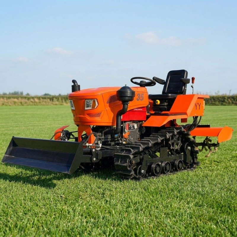Farming Agriculture Equipment - Crawler 4WD Rotary Tiller 35HP Crawler