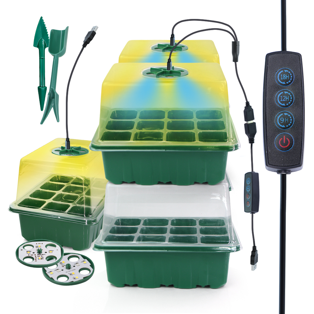 Plant Growth Regulator - LED Nursery Pots with Grow Light