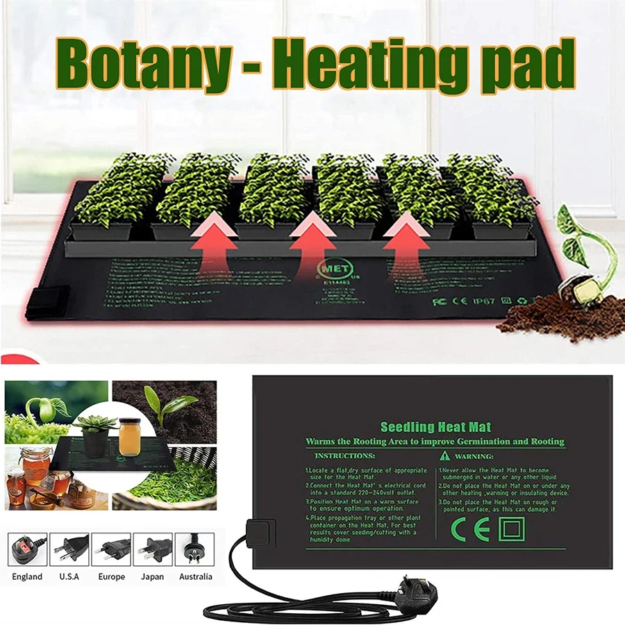 4 Sizes 220V EU Plug Seedling  - Seedling Heat Mat recension och pris