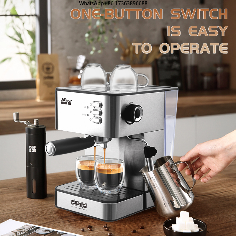 DSP 15 Bar Espresso Coffee Mak - Milking Machine recension och pris