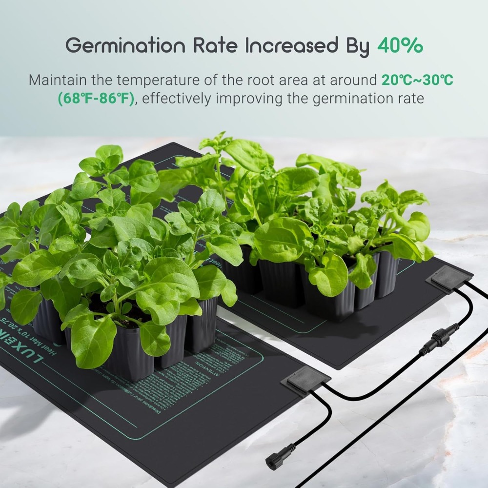 4 Pack Seedling Heat Mat with  - Seedling Heat Mat recension och pris