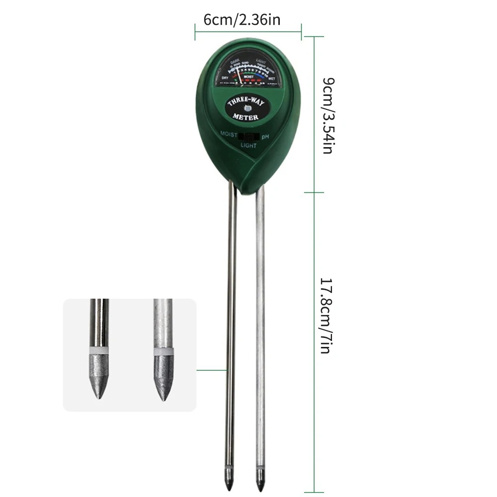 3 in 1 Soil PH Meter Sunlight  - Plant Growth Regulator recension och pris