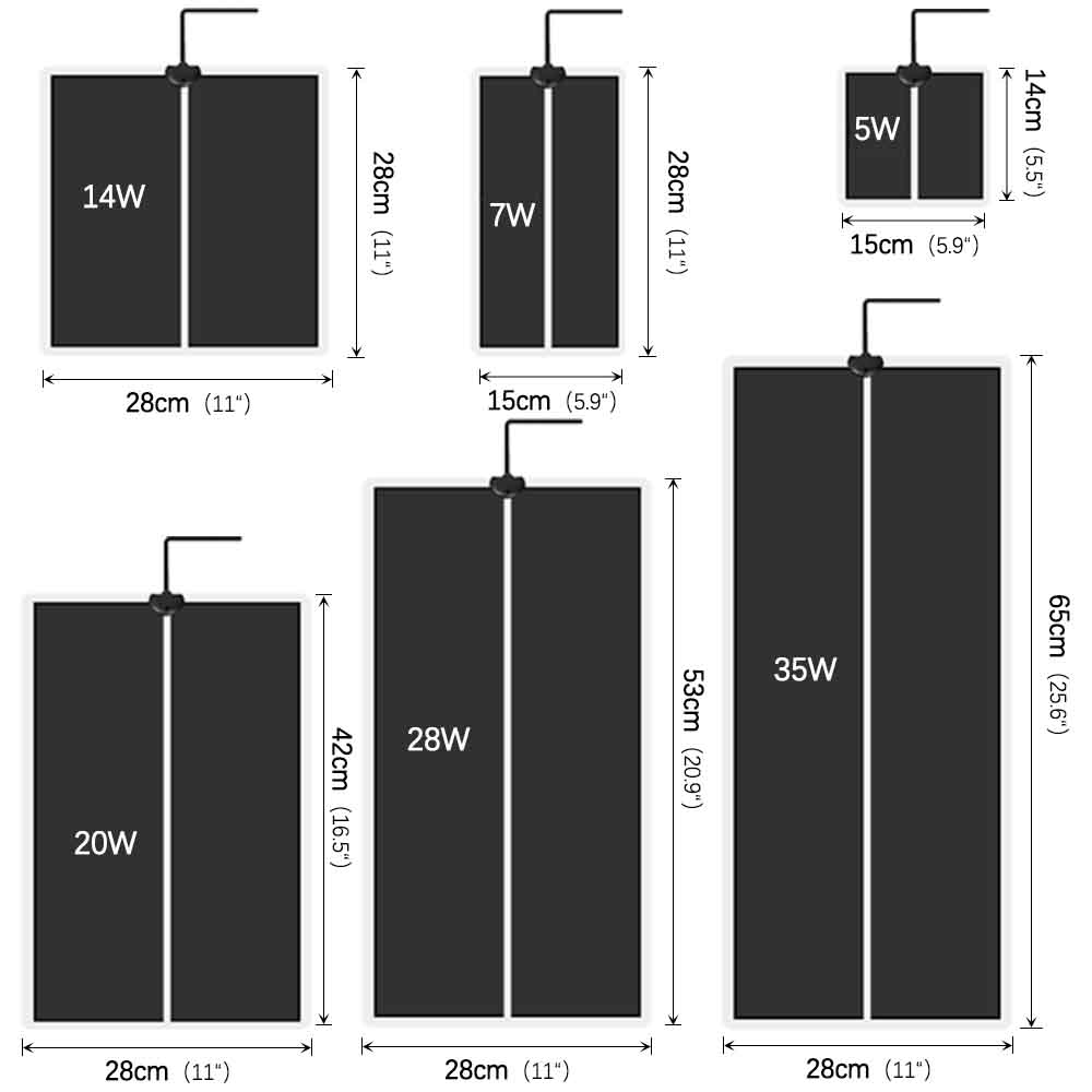 35W-5W Seeds Seedlings Plant H - Seedling Heat Mat recension och pris