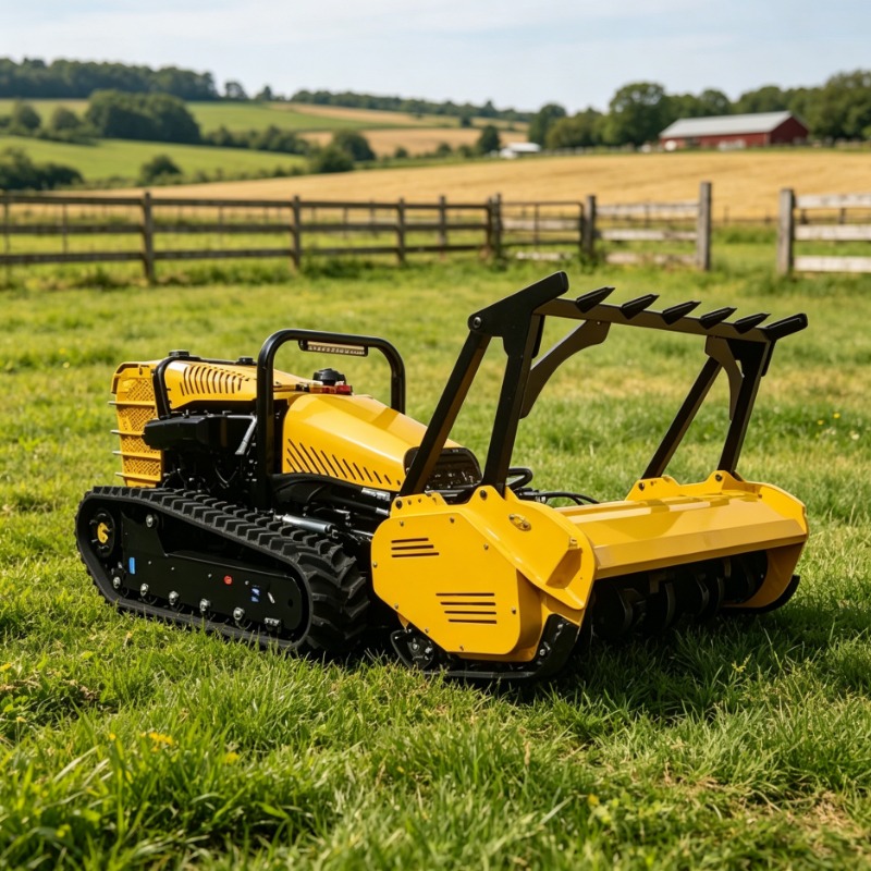 Automatic Remote Control Lawn  - Agriculture Farming Robot recension och pris