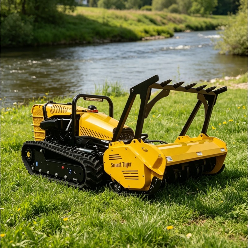 Automatic Remote Control Lawn  - Agriculture Farming Robot recension och pris