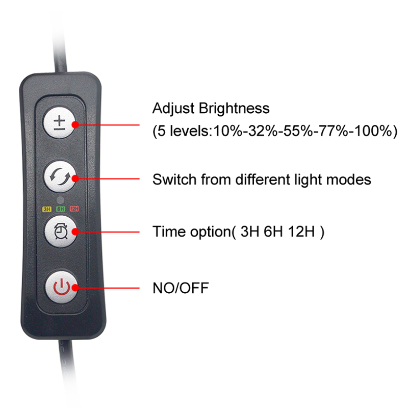Aquarium LED Light for 16-64CM - Plant Growth Regulator recension och pris