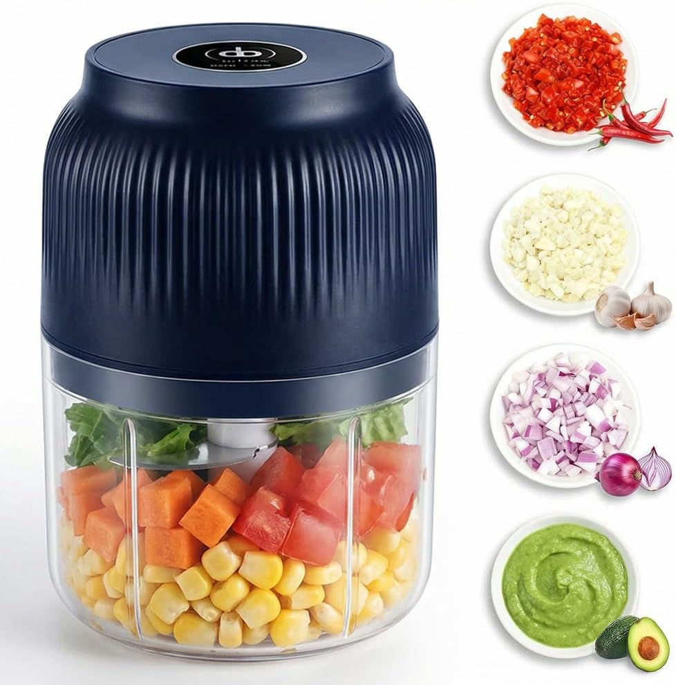 Electric Garlic Chopper, Mini  - Grain Mill Grinder recension och pris