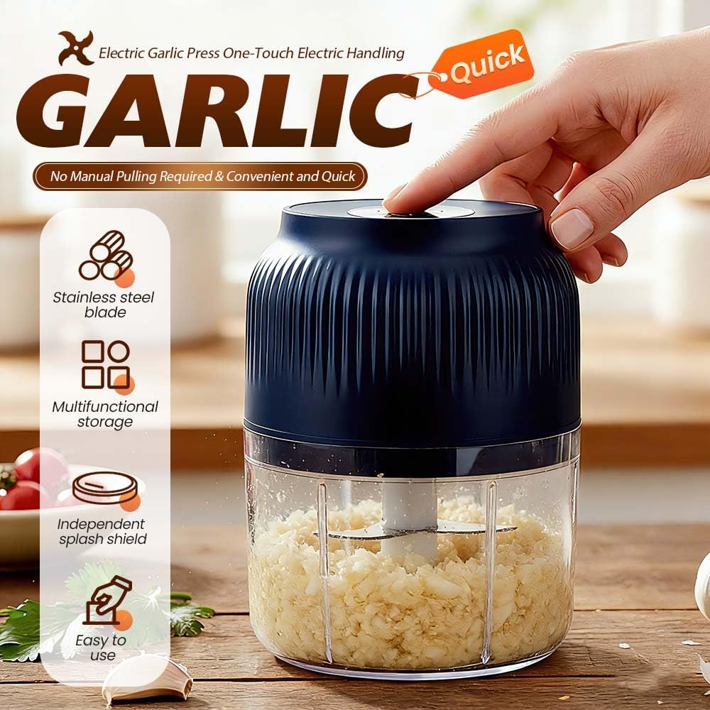 Electric Garlic Chopper, Mini  - Grain Mill Grinder recension och pris