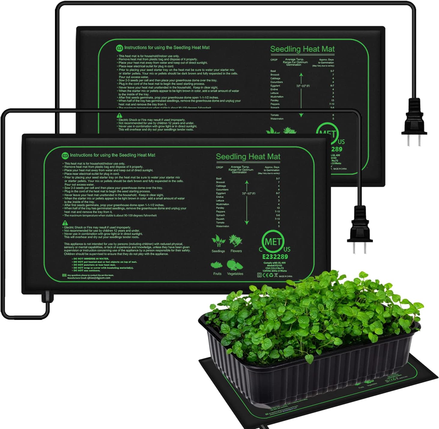 10/25/50CM Seedling Heat Mat I - Seedling Heat Mat recension och pris