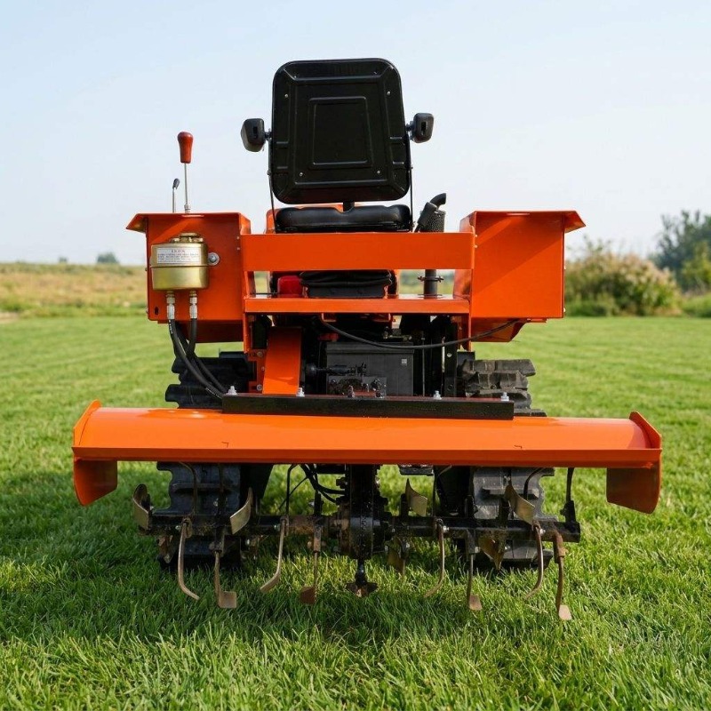 Crawler 4WD Rotary Tiller 35HP - Farming Agriculture Equipment recension och pris