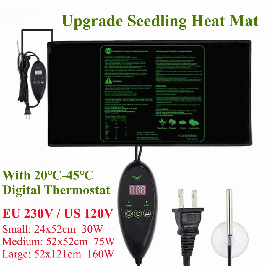 3 Sizes Upgrade Seedling Heat  - Seedling Heat Mat recension och pris