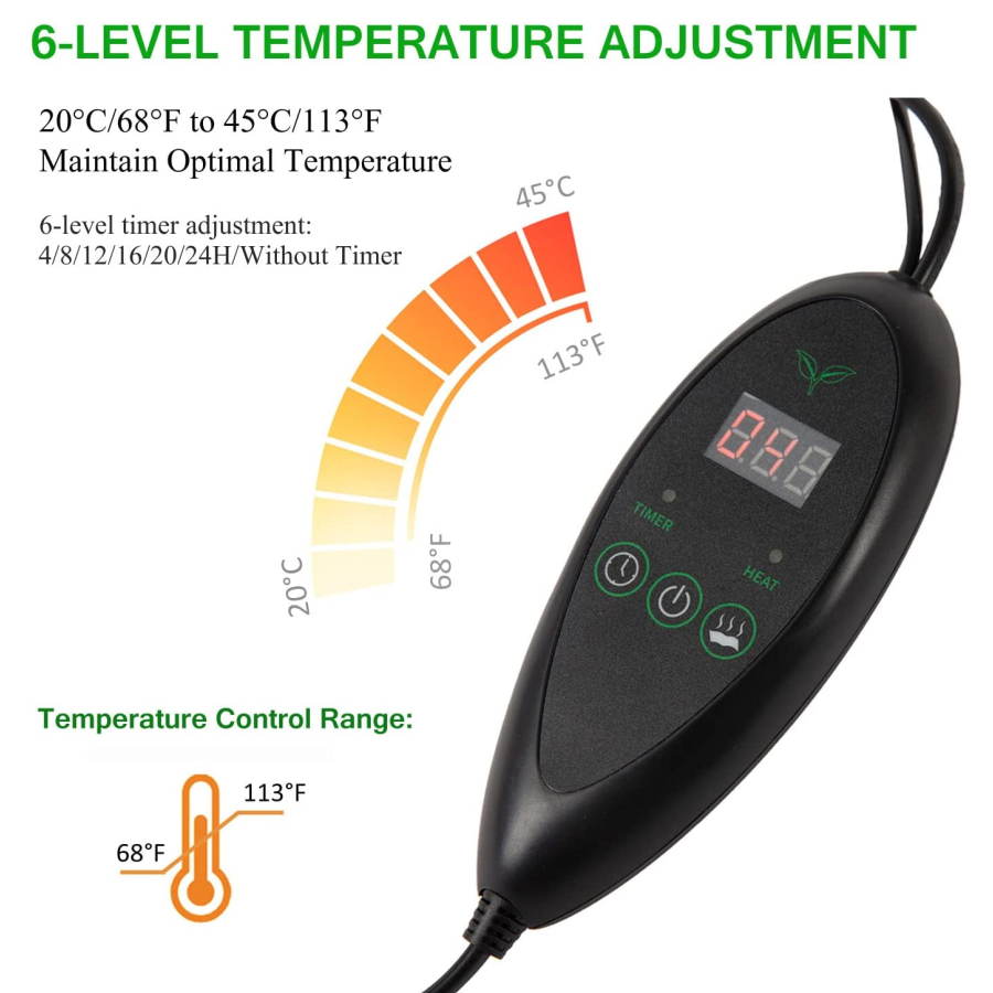 3 Sizes Upgrade Seedling Heat  - Seedling Heat Mat recension och pris