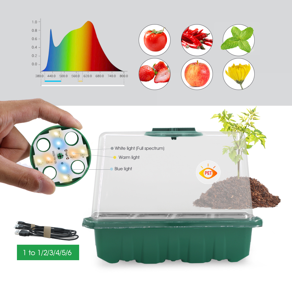 LED Nursery Pots with Grow Lig - Plant Growth Regulator recension och pris
