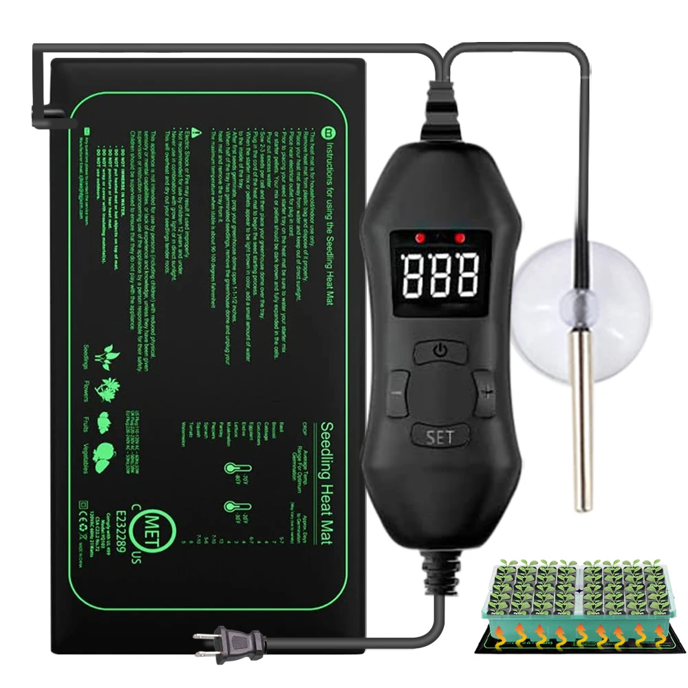 50W EU-US/UK/AU Adjustable The - Seedling Heat Mat recension och pris