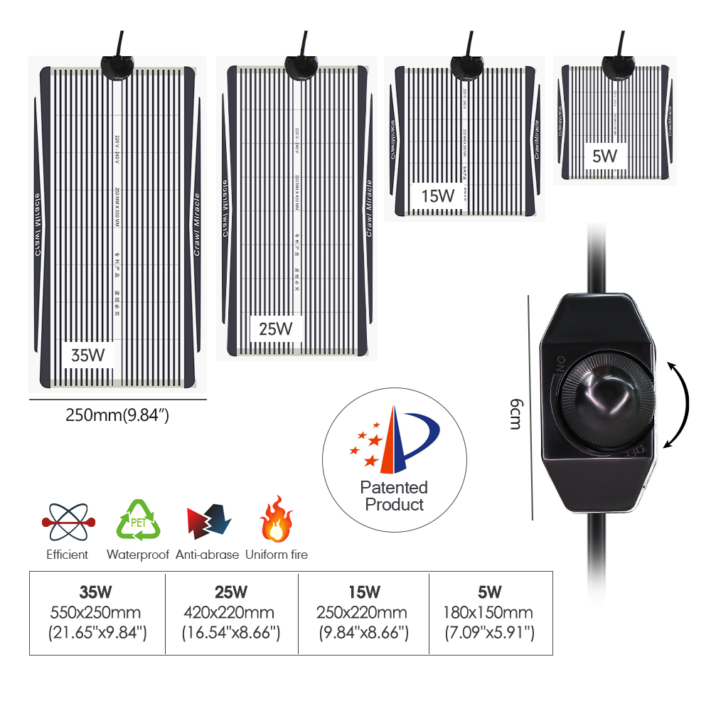 EU/AU/UK/US Graphene Material  - Seedling Heat Mat recension och pris