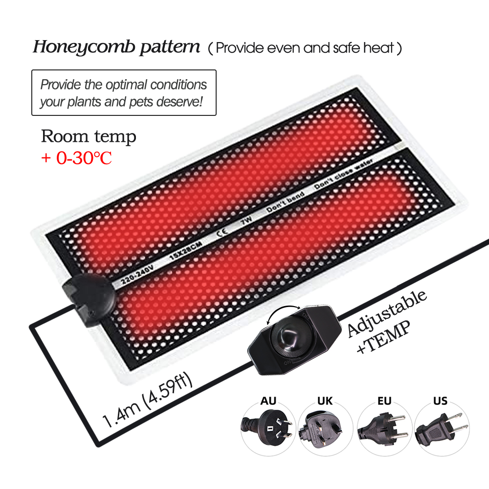 5-20W Garden Seedlings Heating - Seedling Heat Mat recension och pris